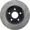 Centric Parts Sport Cross Drilled Brake Rotor, 128.67068R 128.67068R - alternate 5